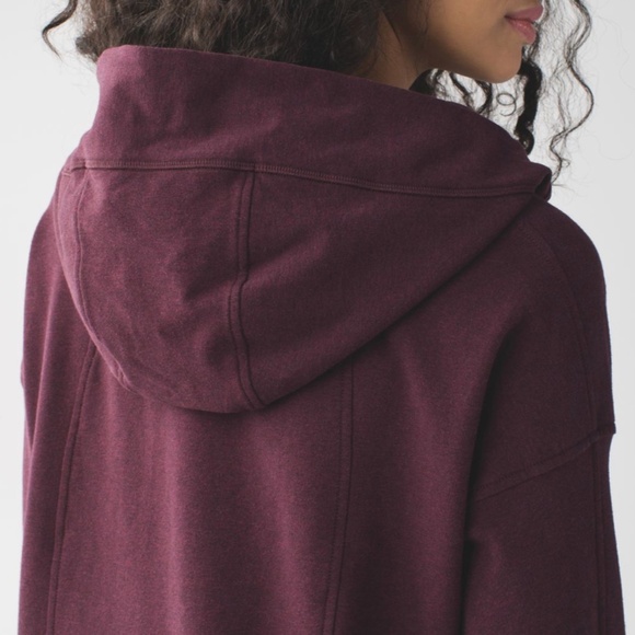 Lululemon Wrap Up Jacket Heathered Bordeaux Drama, Size 4, EUC | $138 Retail - Picture 2 of 6